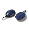 Natural Lapis Lazuli Pendants G-Z055-03P-13-2