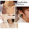 18Pcs 9 Style Brass Micro Pave Clear Cubic Zirconia Pendants KK-TA0001-10-8