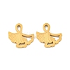 Ion Plating(IP) 304 Stainless Steel Charms STAS-S135-03G-1