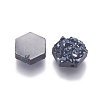 Imitation Druzy Gemstone Resin Beads RESI-L026-B04-2