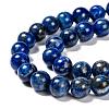 Natural Lapis Lazuli Bead Strands G-G953-01-8mm-3