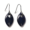 Natural Lapis Lazuli Horse Eye Dangle Earrings EJEW-I315-01P-03-1