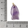 Natural Amethyst Pendants X-G-A297-01G-11-3