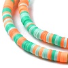 Handmade Polymer Clay Beads Strands CLAY-R089-3mm-013-4