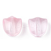Spray Painted Transparent Glass Beads GLAA-T022-26-A01-2