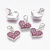 Alloy Rhinestone Pendants LS-RB-C1386-A24P-1