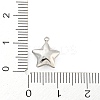 304 Stainless Steel Charms STAS-P333-08P-3