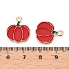 Thanksgiving Day Theme Alloy Enamel Pendants ENAM-T020-35M-3