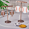 DIY Sport Ball Theme Acrylic Dangle Earrings Making Kit DIY-TA0009-19-8