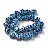 Handmade Printed Porcelain Beads PORC-F005-02A-5