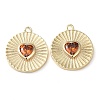 Real 18K Gold Plated Brass Pendants KK-F862-02G-02-1