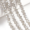 Electroplate Glass Beads Strands EGLA-A034-J4mm-A15-4