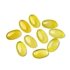 Natural Yellow Agate Cabochons G-A029-01-02-1