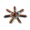 Chakra Natural Tiger Eye Energy Tower Pyramid G-L524-08P-02-2