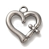 304 Stainless Steel Pendants STAS-H223-19AS-04-1