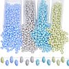 CREATCABIN 776Pcs 4 Colors 2-Hole Seed Beads SEED-CN0001-19B-1