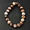 Natural Australian Agate Round Bead Strands G-M272-02-10mm-4