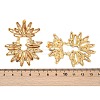 304 Stainless Steel Glass Stud Earrings for Women EJEW-M095-14G-02-3