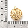Brass with Cubic Zirconia Pendants KK-E792-28G-02-3