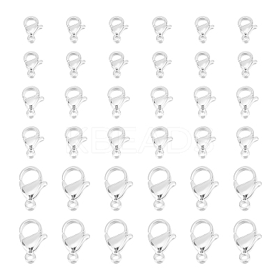 36Pcs 3 Styles 304 Stainless Steel Lobster Claw Clasps STAS-UN0050-08-1