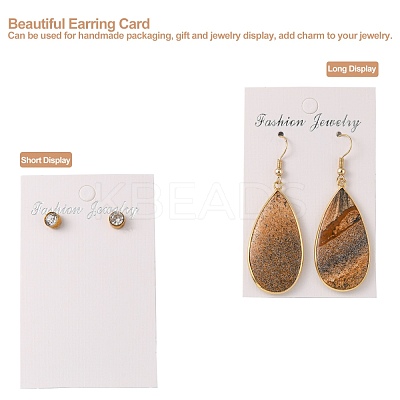 Paper Earring Display Card X-JPC043Y-1