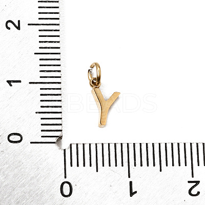 304 Stainless Steel Charms SA-CBABF3F-01G-Y-1