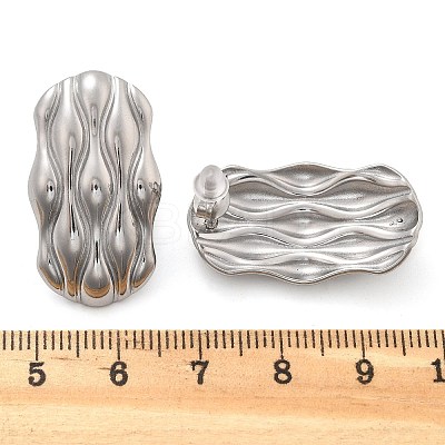 304 Stainless Steel Studs Earrings for Women EJEW-K306-27P-1