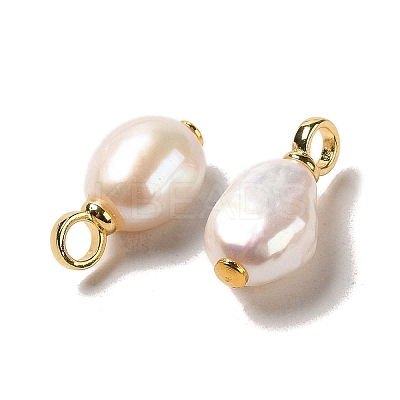 Natural Pearl Pendants FIND-C046-14G-1