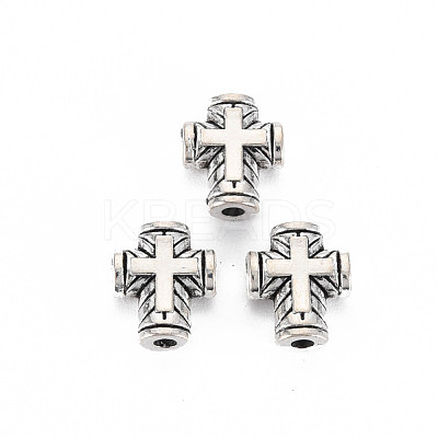 Tibetan Style Alloy Beads TIBEB-N005-049-1