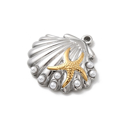 304 Stainless Steel Pendants STAS-A126-03E-GP-1