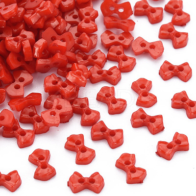2-Hole Plastic Buttons BUTT-N018-028-04-1