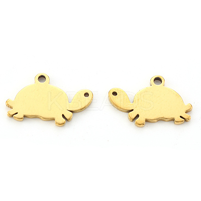 PVD Vacuum Plating 304 Stainless Steel Charms LS-STAS-N092-30G-1