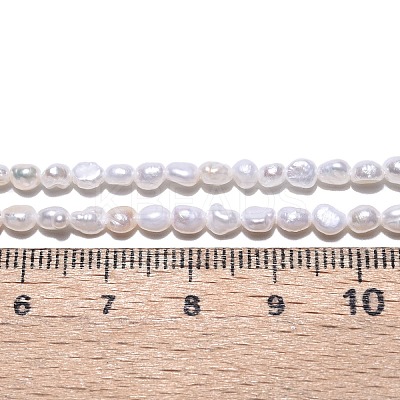 Natural Cultured Freshwater Pearl Beads Strands PEAR-N014-03E-1