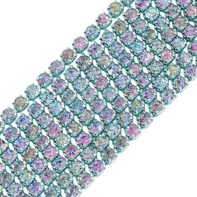 4.8 Yards Iron Rhinestone Cup Chains CH-TA0001-10D-1