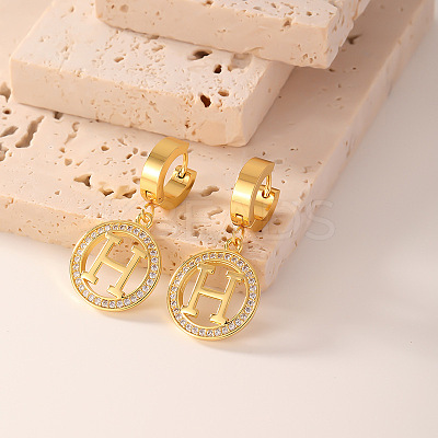Geometric Hoop Earrings with High-end and Elegant Style LE2027-2-1