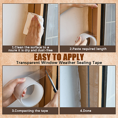 PET Adhesive Tape for Door AJEW-WH20006-122D-1