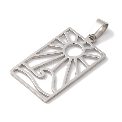 Non-Tarnish 304 Stainless Steel Pendants STAS-U010-14P-1