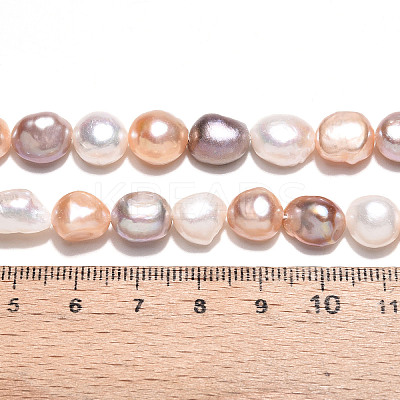 Natural Cultured Freshwater Pearl Beads Strands PEAR-N014-09A-01-1