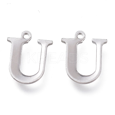 Tarnish Resistant 304 Stainless Steel Charms STAS-H112-U-P-1
