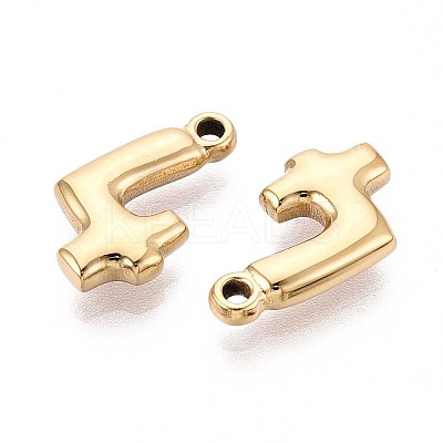Ion Plating(IP) 304 Stainless Steel Pendants STAS-N109-261E-G-1