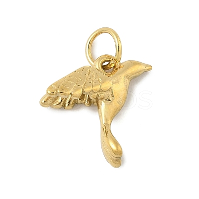 304 Stainless Steel Pendants STAS-P391-01G-G-1