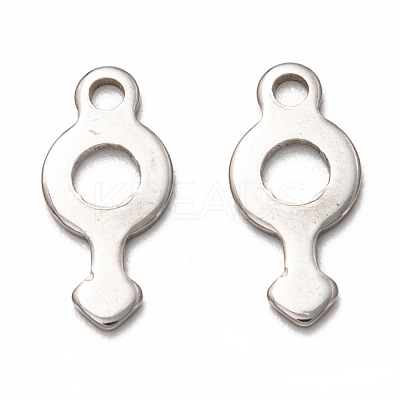 Non-Tarnish 201 Stainless Steel Charms STAS-I172-21P-1