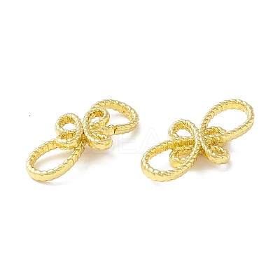 Rack Plating Brass Connector Charms KK-B053-24G-1