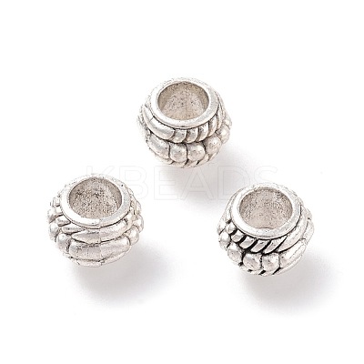 Tibetan Style Alloy European Beads PALLOY-F257-02AS-1
