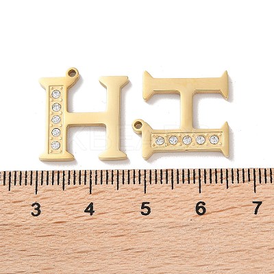 Real 14K Gold Plated 304 Stainless Steel Pendants STAS-L022-157G-H-1