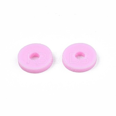 Handmade Polymer Clay Beads Strands CLAY-R089-6mm-057-1