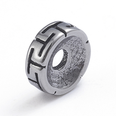 Retro 304 Stainless Steel Spacer Beads X-STAS-L243-040AS-1
