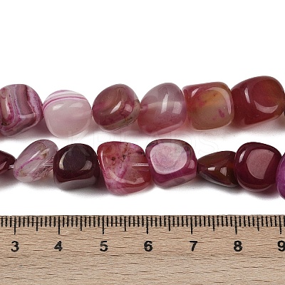 Natural Agate Beads Strands G-L630-F01-01B-1