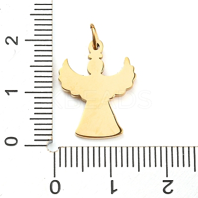 304 Stainless Steel Pendants STAS-A087-01G-1