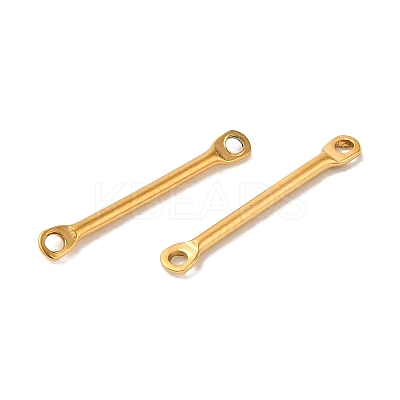Ion Plating(IP) 304 Stainless Steel Connector Charms X-STAS-Q323-04D-G-1